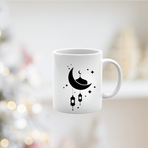 Moonlit Mosque Minimalist Ramadan