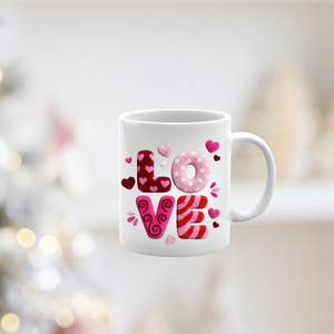 Pop of Pink Patterned Love