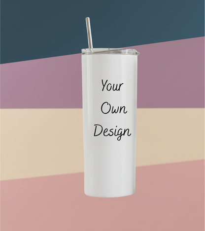 Personalized 20 oz Skinny Tumbler: Sleek Style, All-Day Chill
