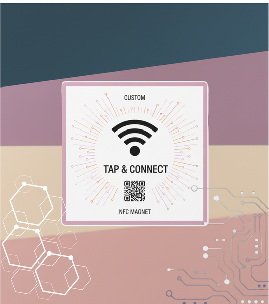 Tap or Scan: The Ultimate Custom NFC &amp; QR Connection Magnet