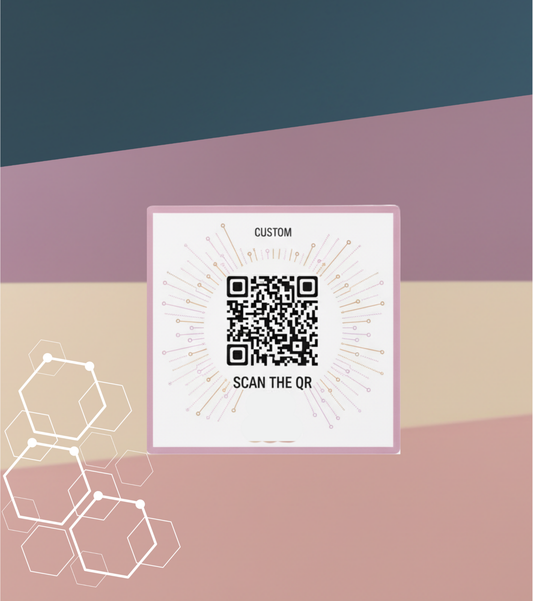 Instant Share: Custom QR Code Fridge Magnet
