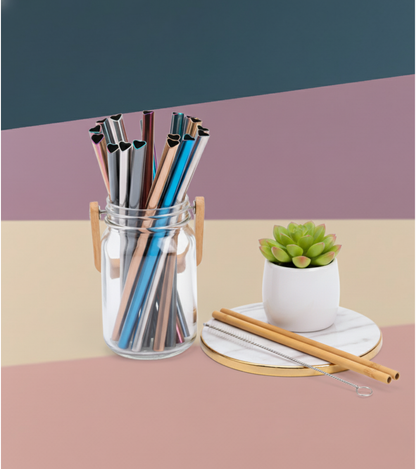 The Heartbeat Stainless Steel Straw