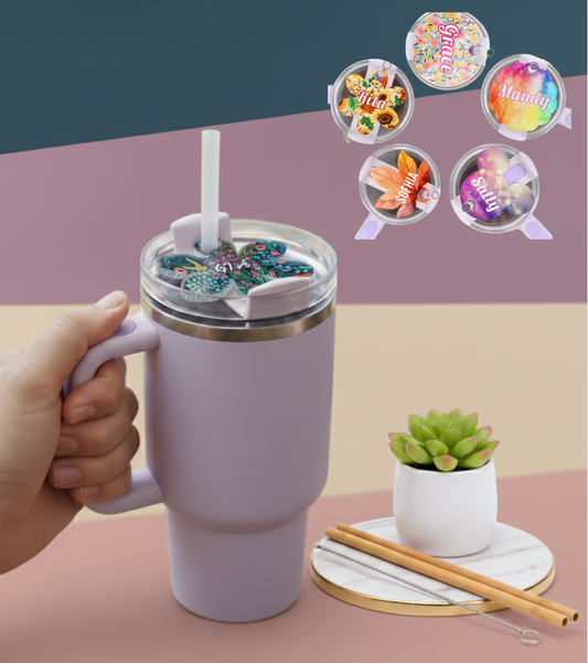 The Personalized Tumbler Name Plate Accessory for 40 oz Stanley