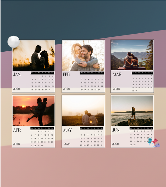 The Ultimate Personalized 12-Month Fridge Calendar