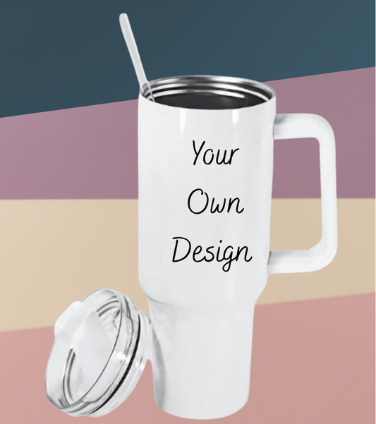 Design Your Day: The Ultimate Personalized 40 oz Travel Mug