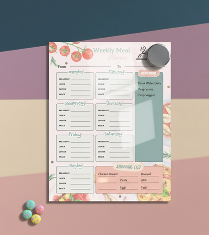 The Essential Magnetic Weekly Meal Planner
