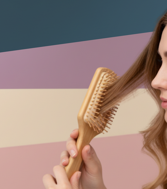 The Personalized Bamboo Paddle Brush