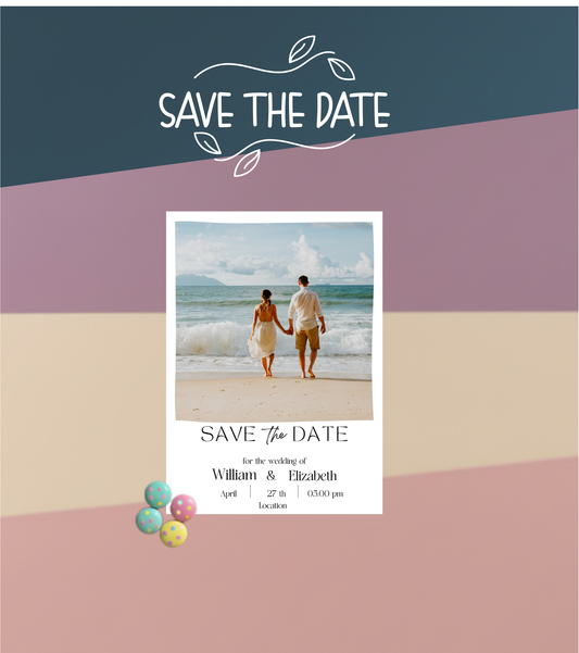 Personalized "Save the Date" Photo Magnets