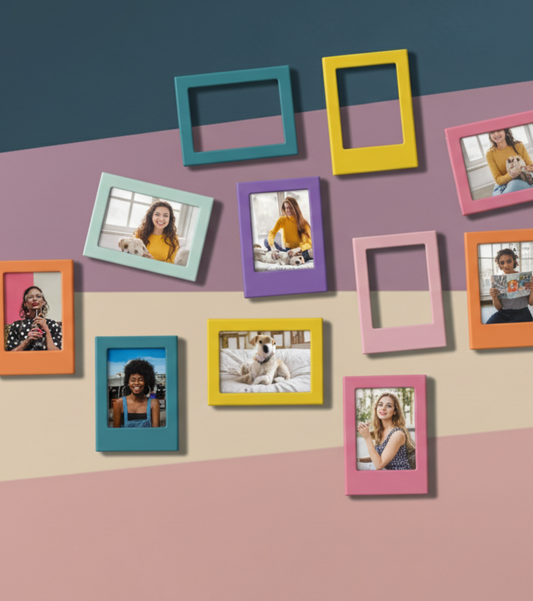 Colorful Customizable Acrylic Fridge Frame Magnets