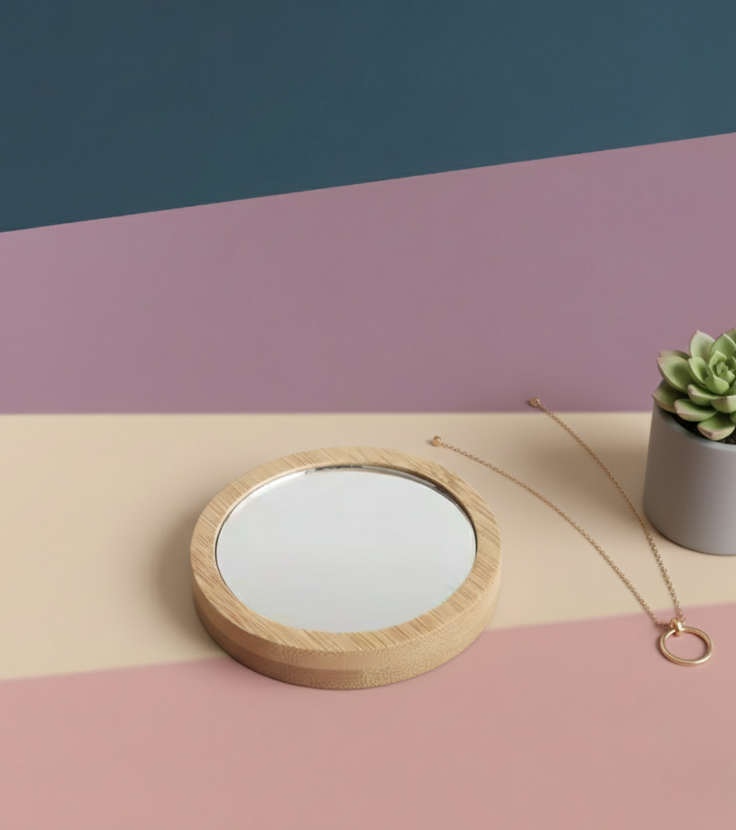 The Personalized Bamboo Accent Mirror