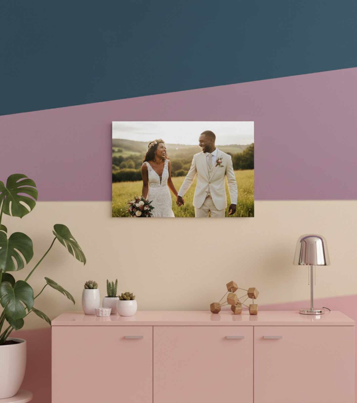 Custom Aluminum Photo Print: Modern Wall Art