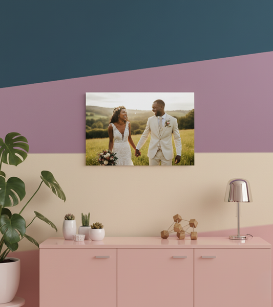 Custom Aluminum Photo Print: Modern Wall Art