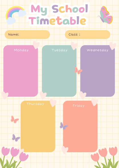 The Essential Magnetic School Timetable